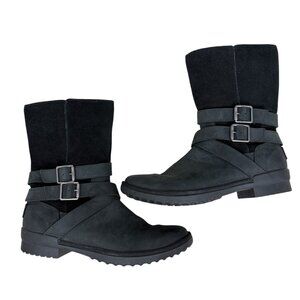 UGG Lorna Waterproof Leather Suede Women's Snow Winter Booties size 7.5